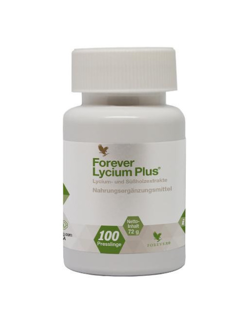 Forever - Forever Lycium Plus® - Nahrungsergänzungsmittel mit Lycium- und Süßholzwurzelextrakt - 100 Presslinge