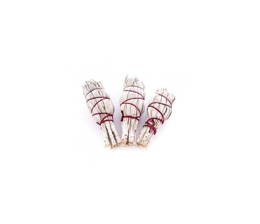 Räucherware - Weißer Salbei - klein ca. 11x3cm - ca. 30-40gr - 3er Pack