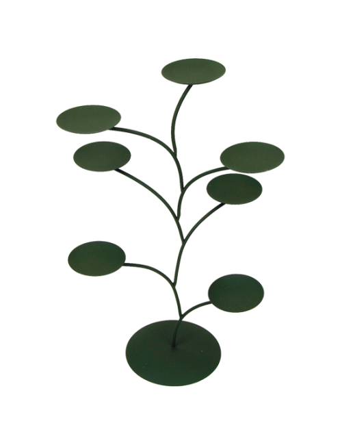 Teelichthalter - Capiz Muschel - Lotus Licht - Chakra -groß - 7er Set - Silber