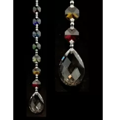 Hängende Dekoration - FengShui - Chakra - Kristall - Amrita - Oval - ca. 20 cm