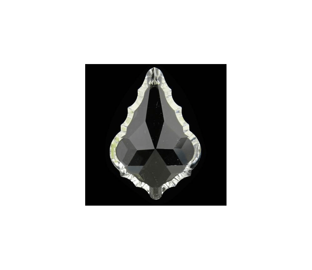 Hängende Dekoration - FengShui - Kristall - Blatt - AAA Qualität - ca.6x4 cm
