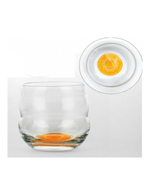 Nature's Design - Gläser Set - Chakra - 7tlg - mit farbigen Chakra Symbol auf Glasboden