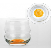 Nature's Design - Gläser Set - Chakra - 7tlg - mit farbigen Chakra Symbol auf Glasboden