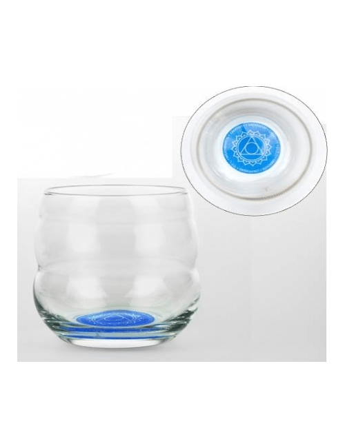 Nature's Design - Gläser Set - Chakra - 7tlg - mit farbigen Chakra Symbol auf Glasboden