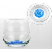 Nature's Design - Gläser Set - Chakra - 7tlg - mit farbigen Chakra Symbol auf Glasboden