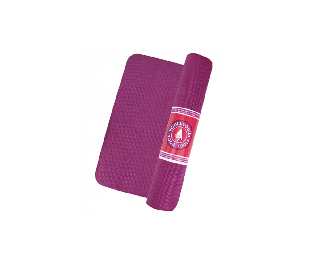 Yogi & Yogini - Yoga & Sport Matte Basic - PVC - aubergine ca. 61x183x0,5cm