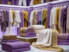 Bekleidung und Textilien Welt – Schals, Decken und Handtücher in Lila im Esoterik Shop SonnenhausWelt