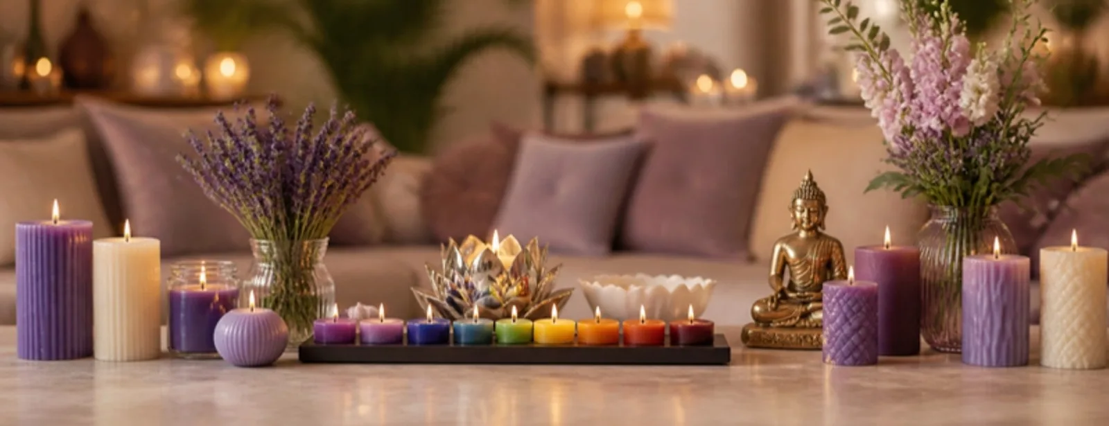 Kerzen, Chakra Teelichter, Lotus Teelichthalter, Buddha Figur und Porzellan – Engelalm, Phoenix Import, Gala – SonnenhausWelt Esoterik Shop